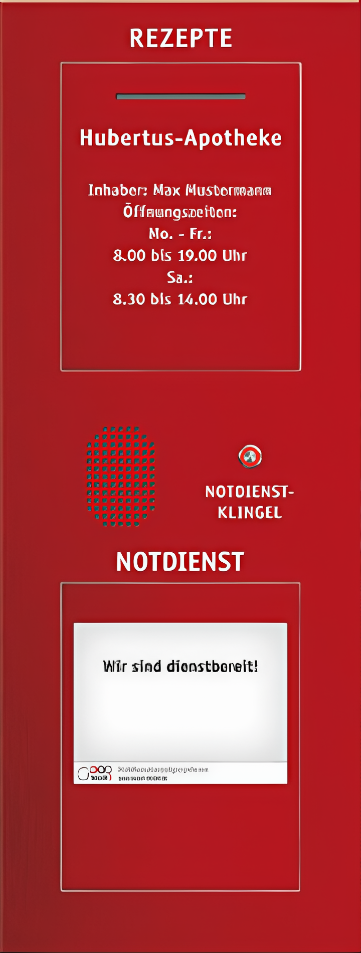 Notdienstanlage Beispiel 2