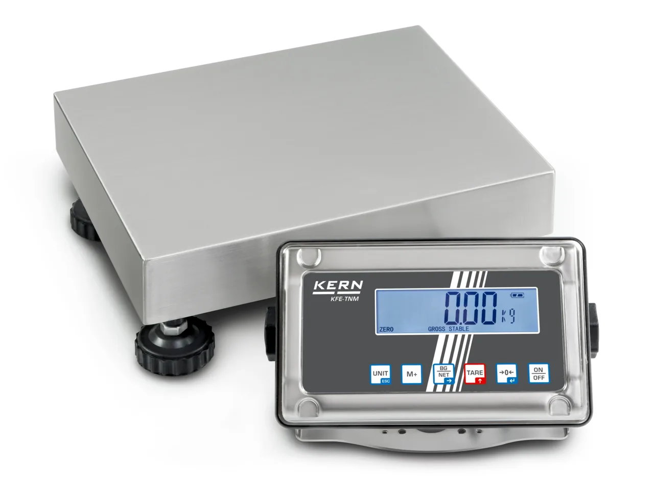 Plattformwaage mit Edelstahl-Auswertegerät KERN SFE 6K-3NM Plattformwaage mit Edelstahl-Auswertegerät KERN SFE 6K-3NM