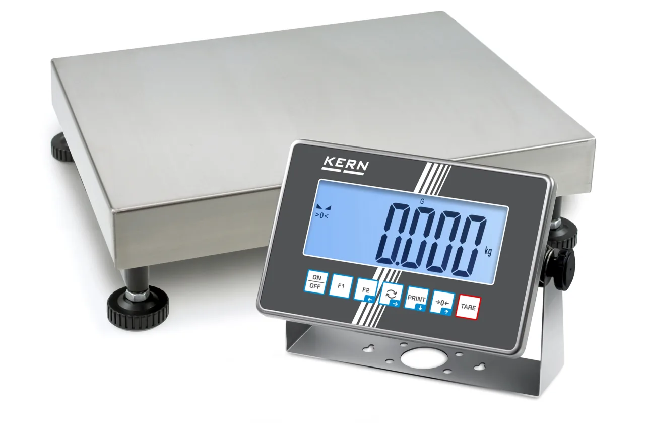 IoT-Line Plattformwaage mit Edelstahl-Auswertegerät KERN IXC 30K-3L