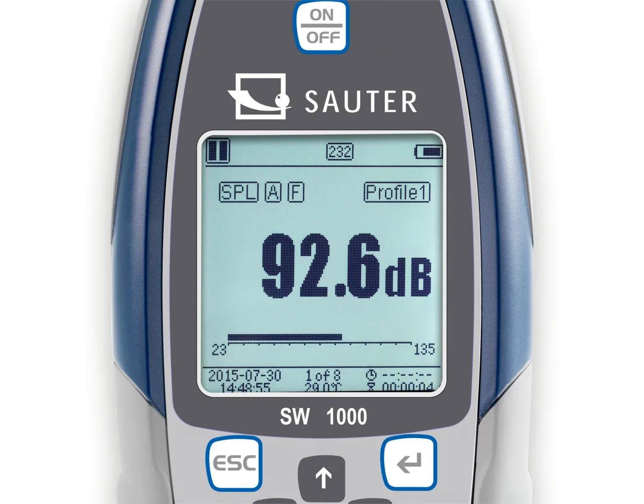 Schallpegelmessgerät SAUTER SW 1000