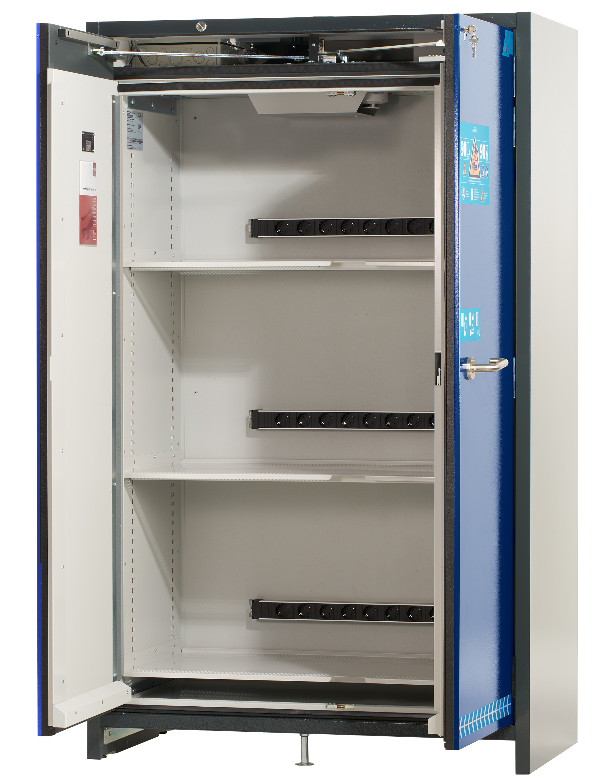 Sicherheitsschrank für Lithium-Ionen-Batterien IO90.195.120.065.WDE Sicherheitsschrank für Lithium-Ionen-Batterien IO90.195.120.065.WDE