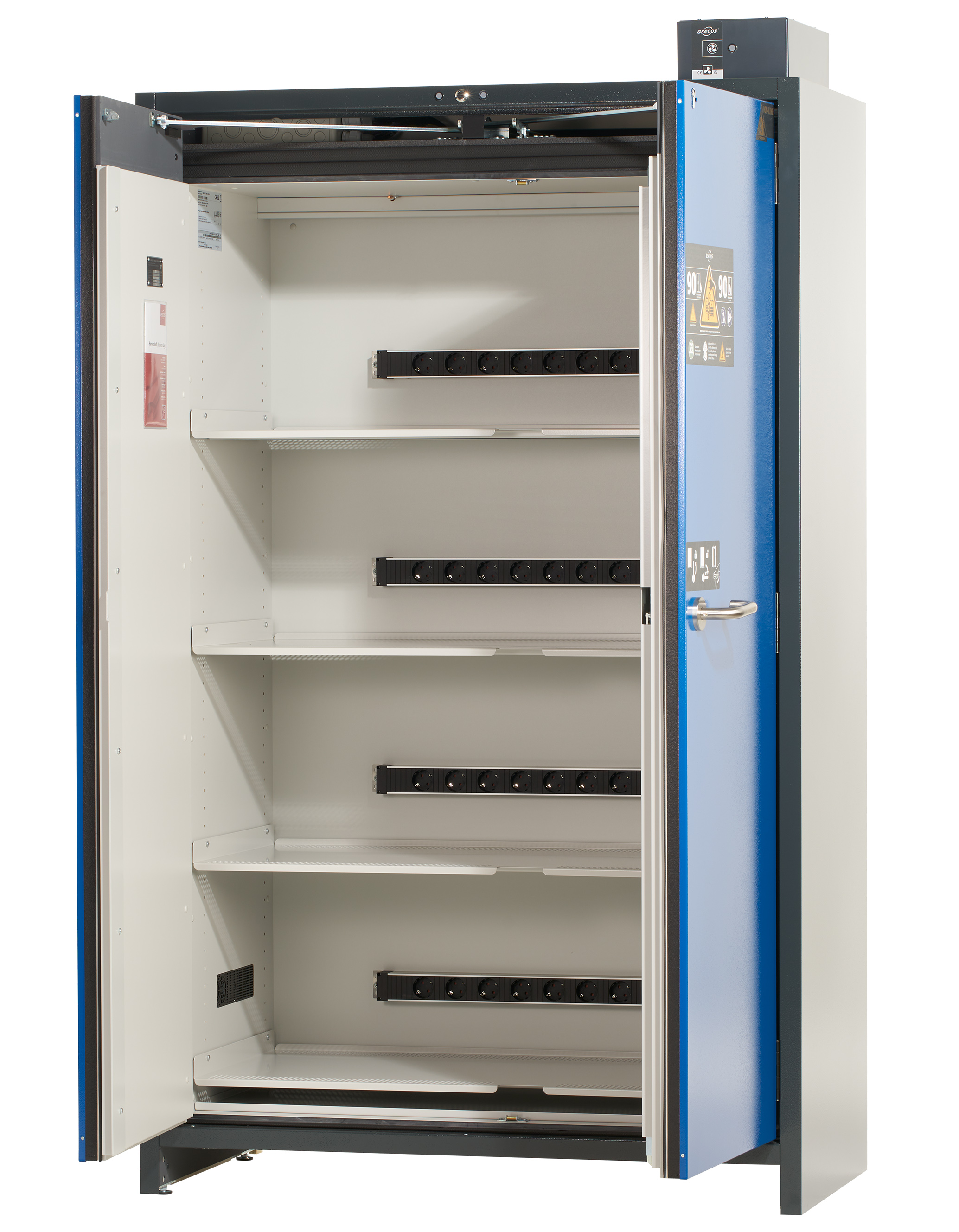 Sicherheitsschrank für Lithium-Ionen-Batterien IO90.195.120.PC.WD Sicherheitsschrank für Lithium-Ionen-Batterien IO90.195.120.PC.WD