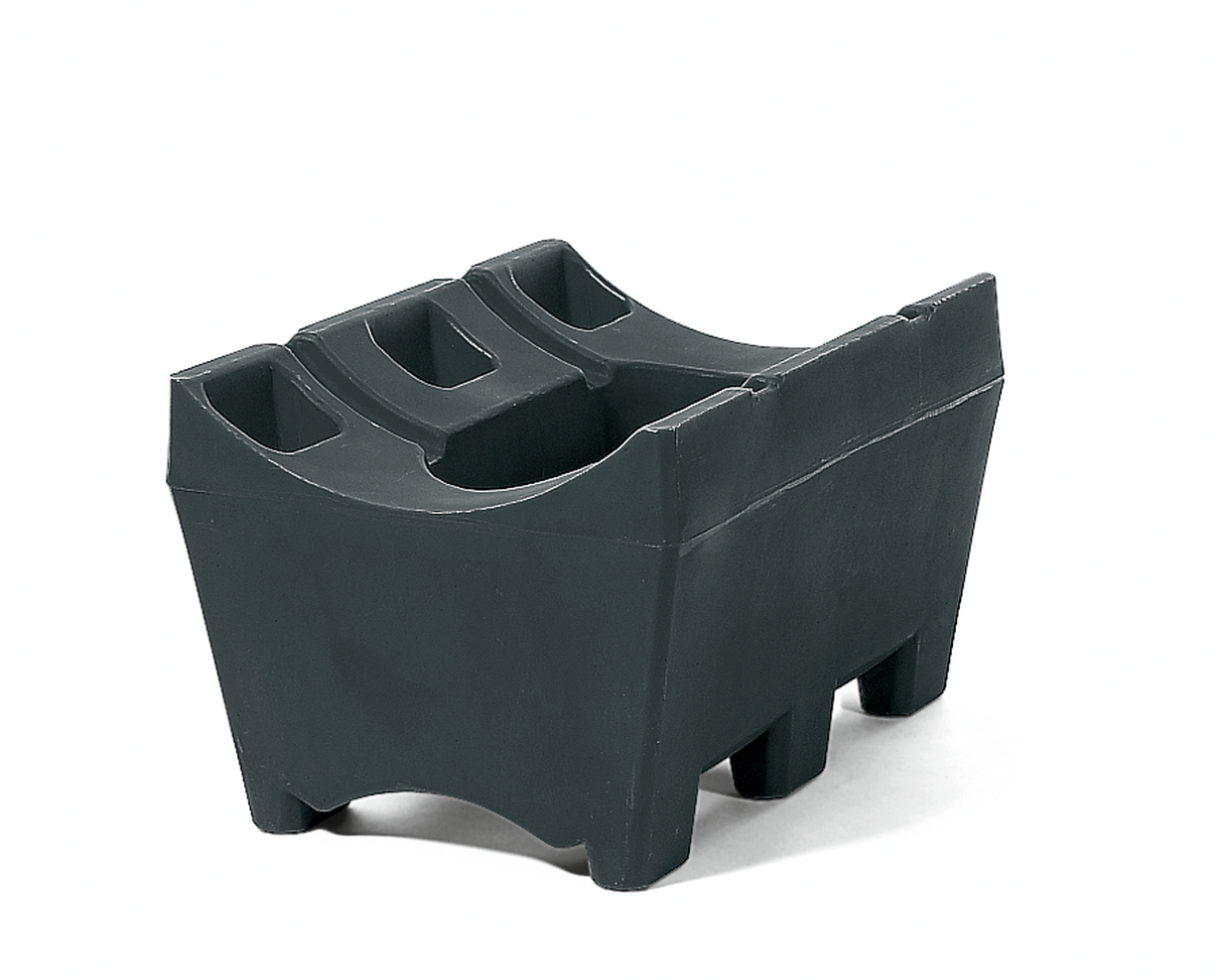 Fassbock für 60-l und 200-l-Fässer, PE Schwarz, Maße 620x473x390 mm Fassbock für 60-l und 200-l-Fässer, PE Schwarz, Maße 620x473x390 mm