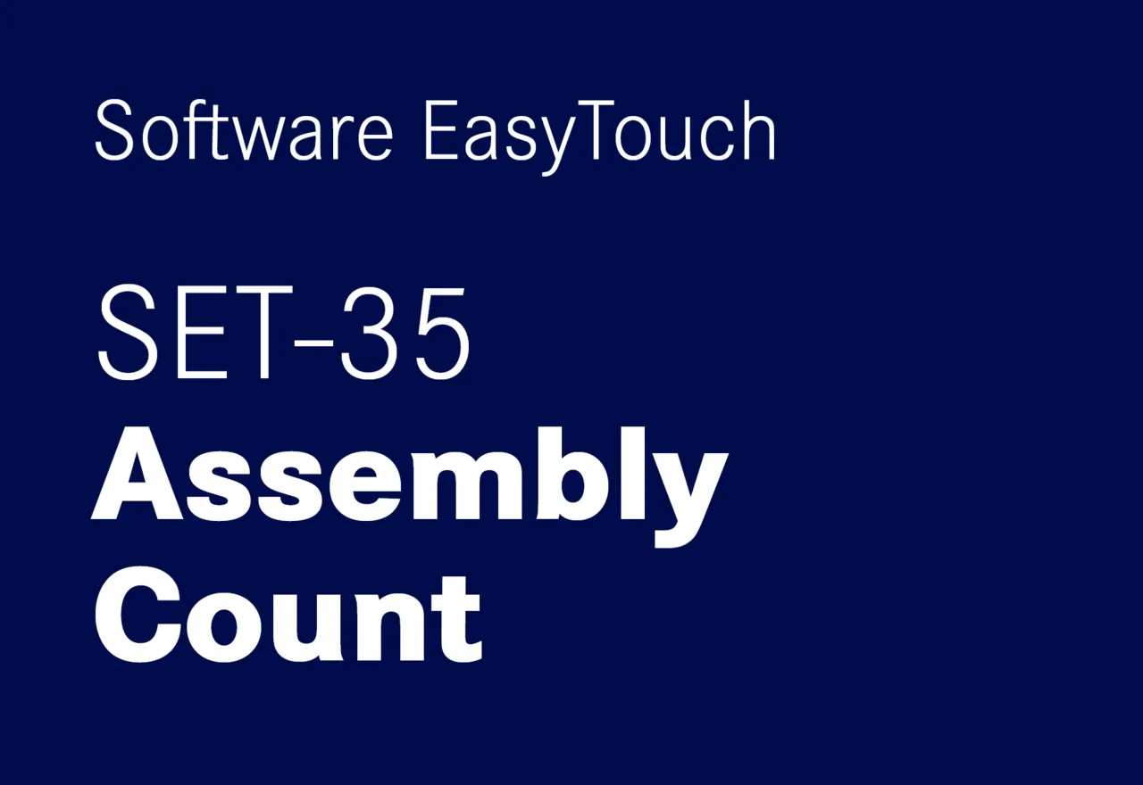 KERN EasyTouch SET-35 Assembly Count KERN EasyTouch SET-35 Assembly Count