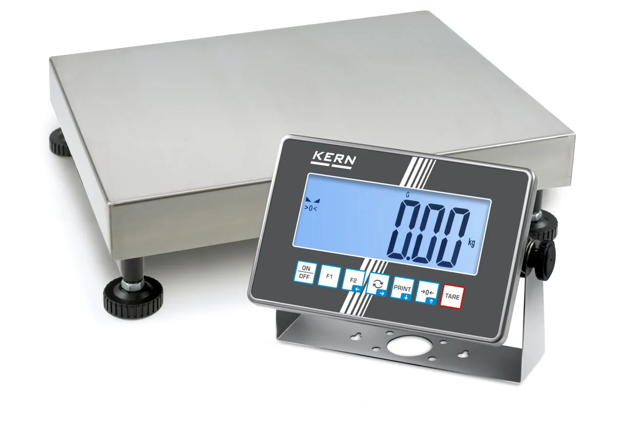 IoT-Line Plattformwaage mit Edelstahl-Auswertegerät KERN IXC 60K-2LM
