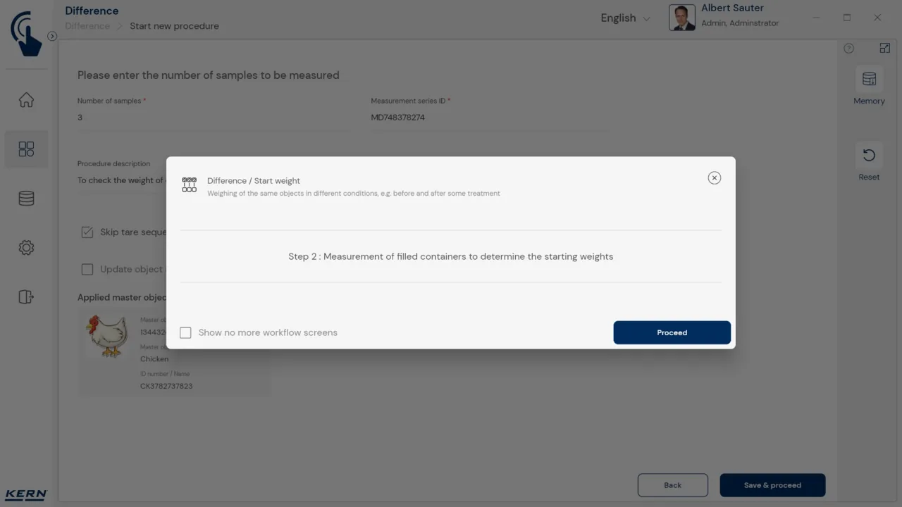 KERN EasyTouch SET-22 Difference