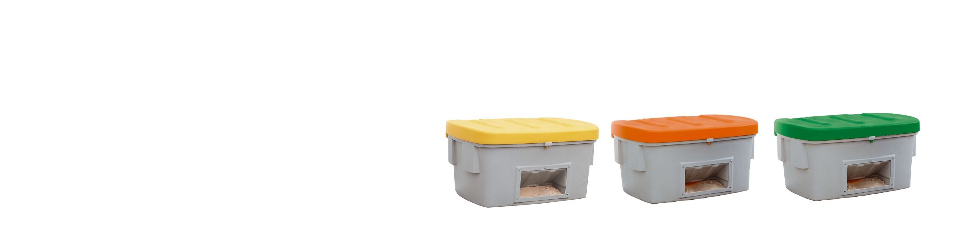 Streugutbehalter_hero Verschiedene Streugutbehälter aus GFK und PE von 200 bis 2000 Liter Fassungsvermögen