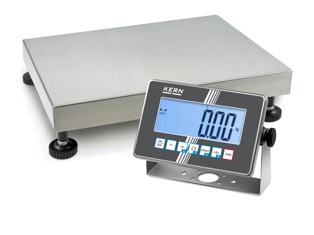 IoT-Line Plattformwaage mit Edelstahl-Auswertegerät KERN IXC 100K-2LM