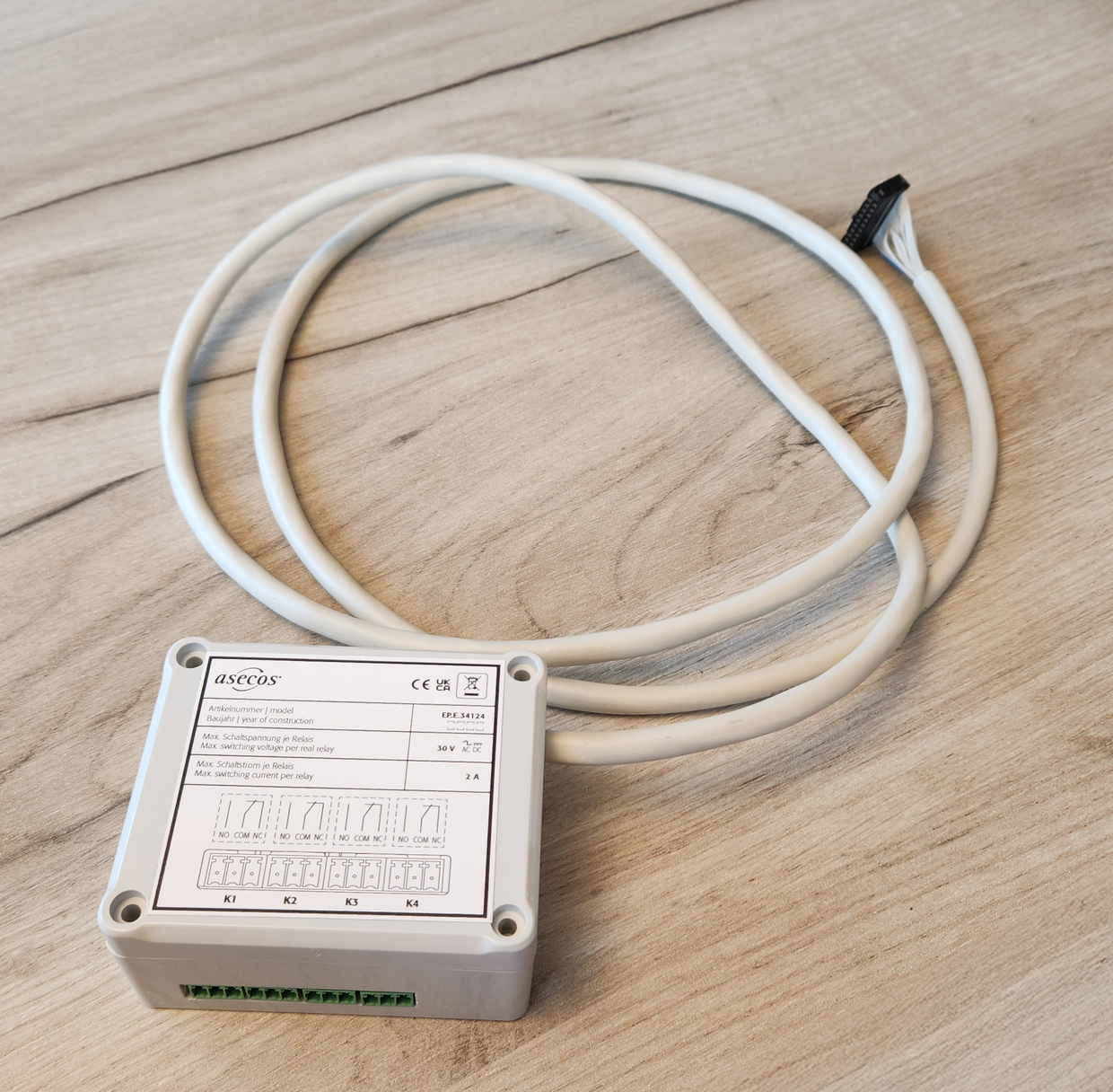 Relaismodul zur Weiterleitung verschiedener Alarmstufen (max. 4) für Modelle BATTERY CHARGE PRO und BATTERY STORE PRO für Sicherheitsschränke IO90 Relaismodul zur Weiterleitung verschiedener Alarmstufen (max. 4) für Modelle BATTERY CHARGE PRO und BATTERY STORE PRO für Sicherheitsschränke IO90