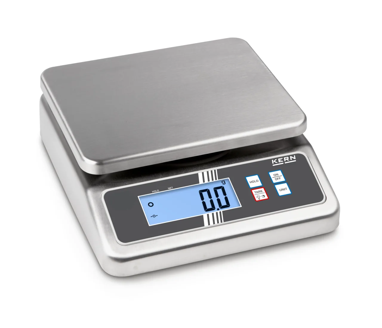 Edelstahl-Tischwaage KERN FOB 7K-4NL Edelstahl-Tischwaage KERN FOB 7K-4NL