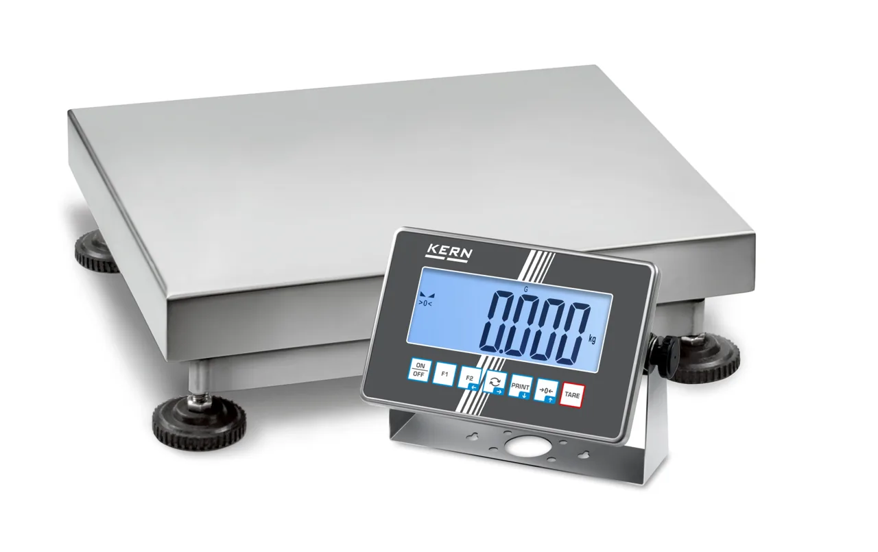 IoT-Line Edelstahl-Plattformwaage KERN SXC 10K-3L IoT-Line Edelstahl-Plattformwaage KERN SXC 10K-3L