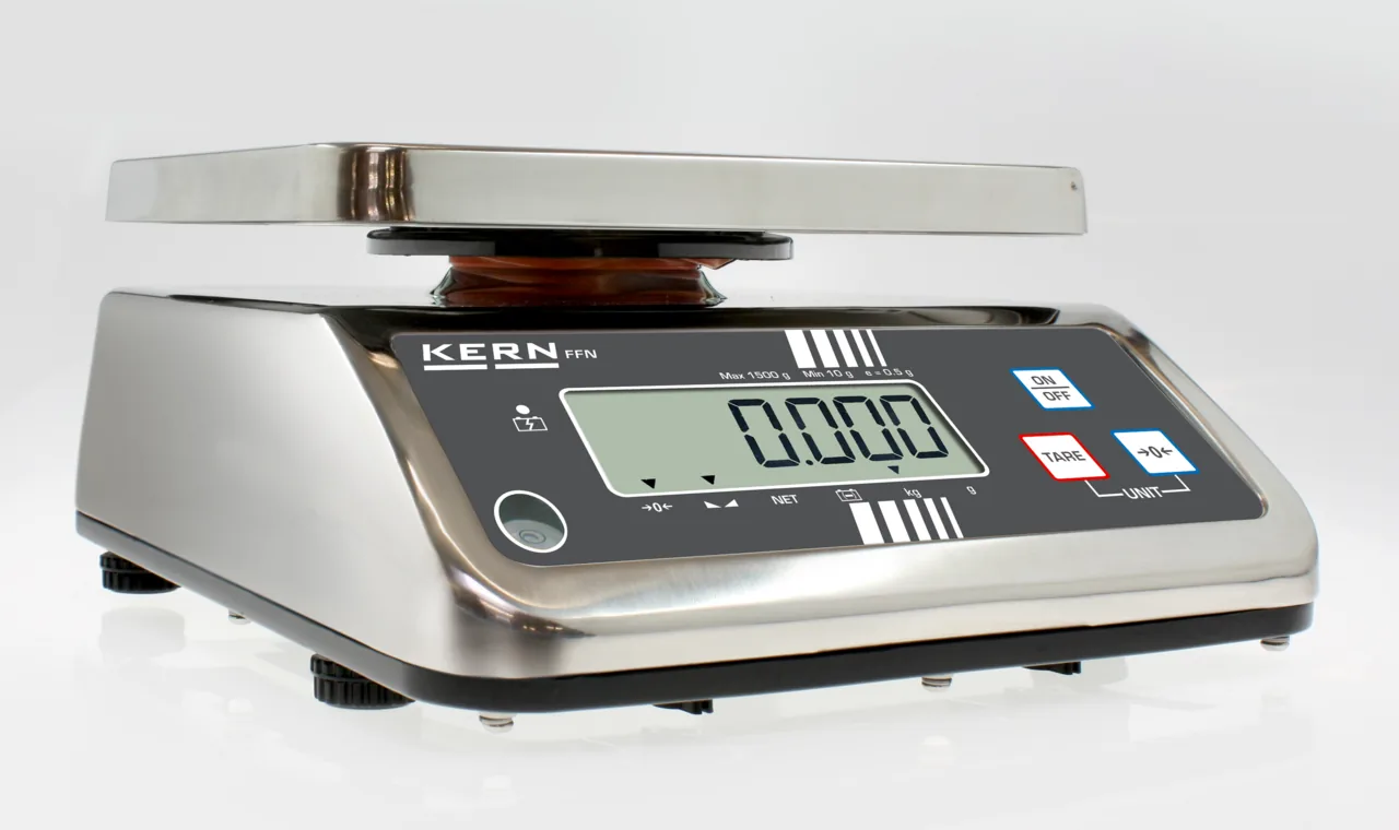 IP-geschützte Tischwaage KERN FFN 1K-4N