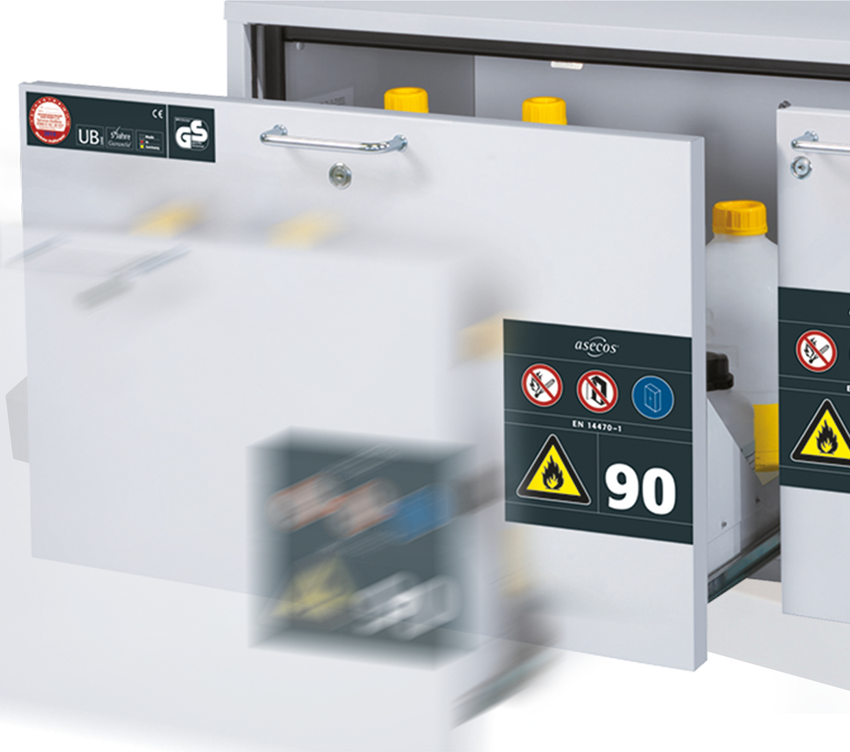Ausstattungsoption für Sicherheitsschränke UB90, Breite 1100 mm Ausstattungsoption für Sicherheitsschränke UB90, Breite 1100 mm