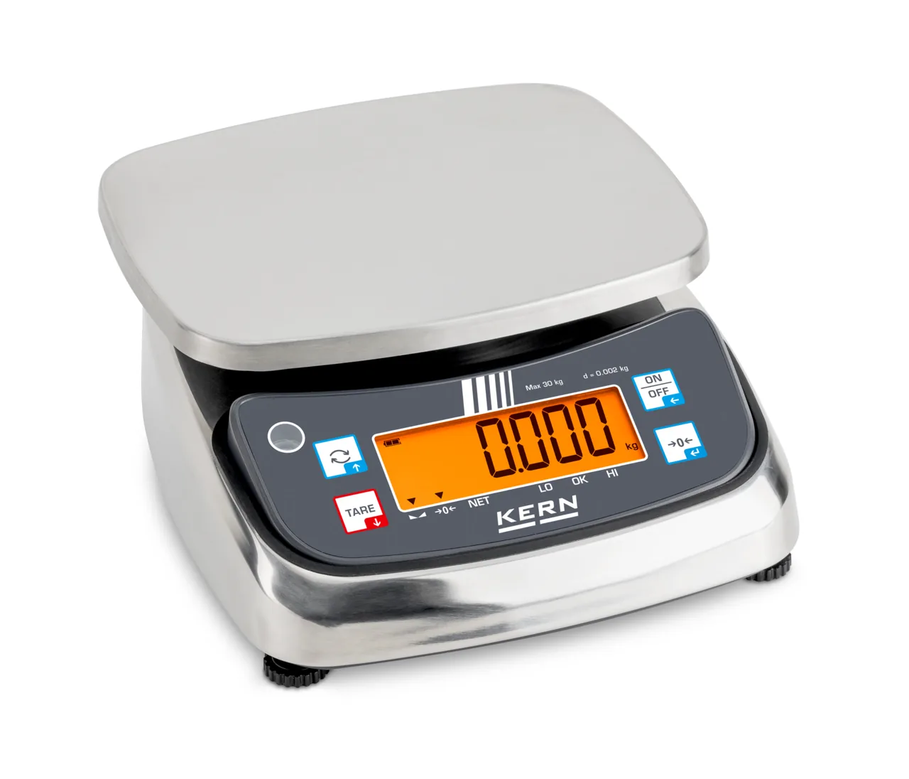 IP-geschützte Tischwaage KERN FPS 30K-3