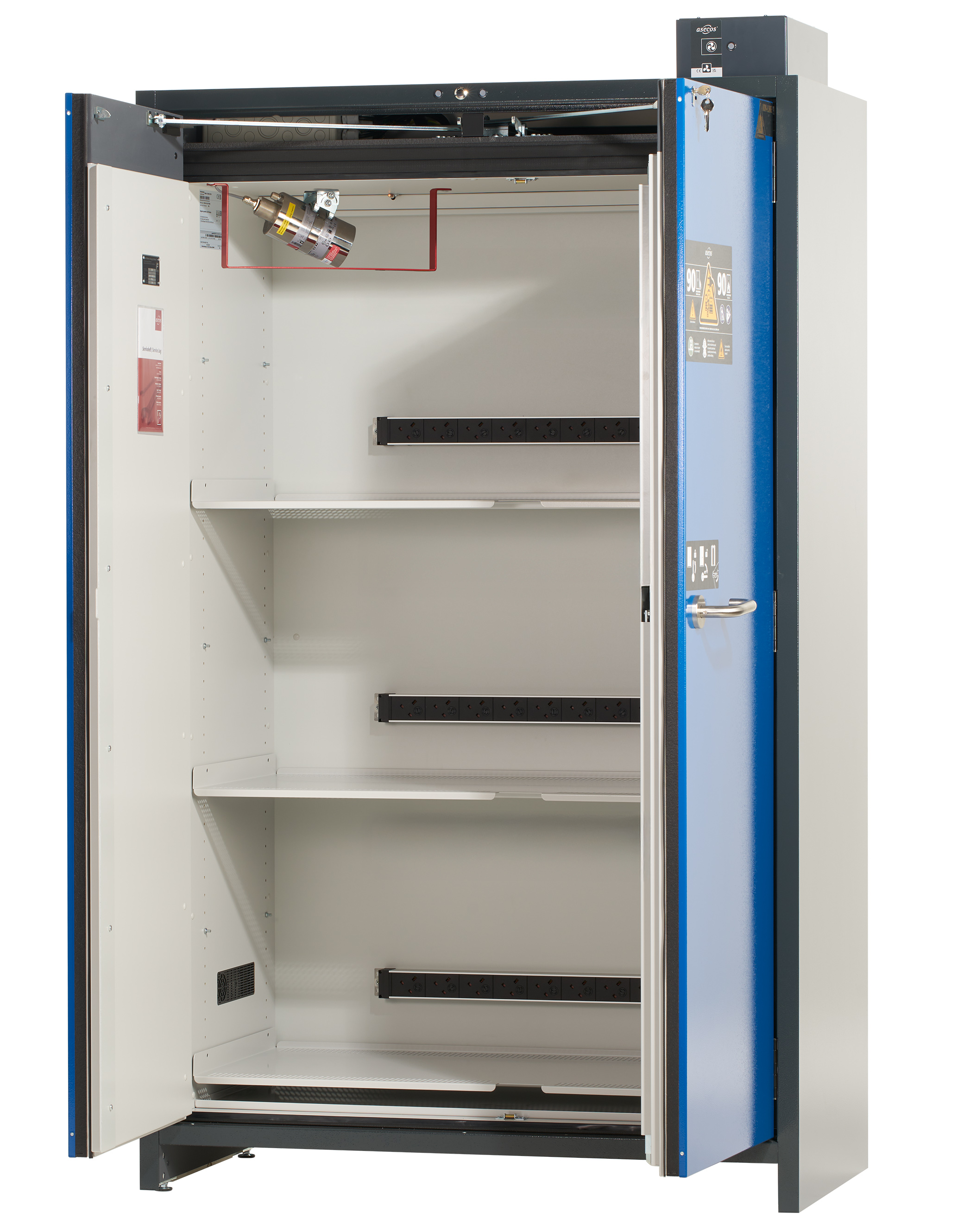 Sicherheitsschrank für Lithium-Ionen-Batterien IO90.195.120.PC.WDC