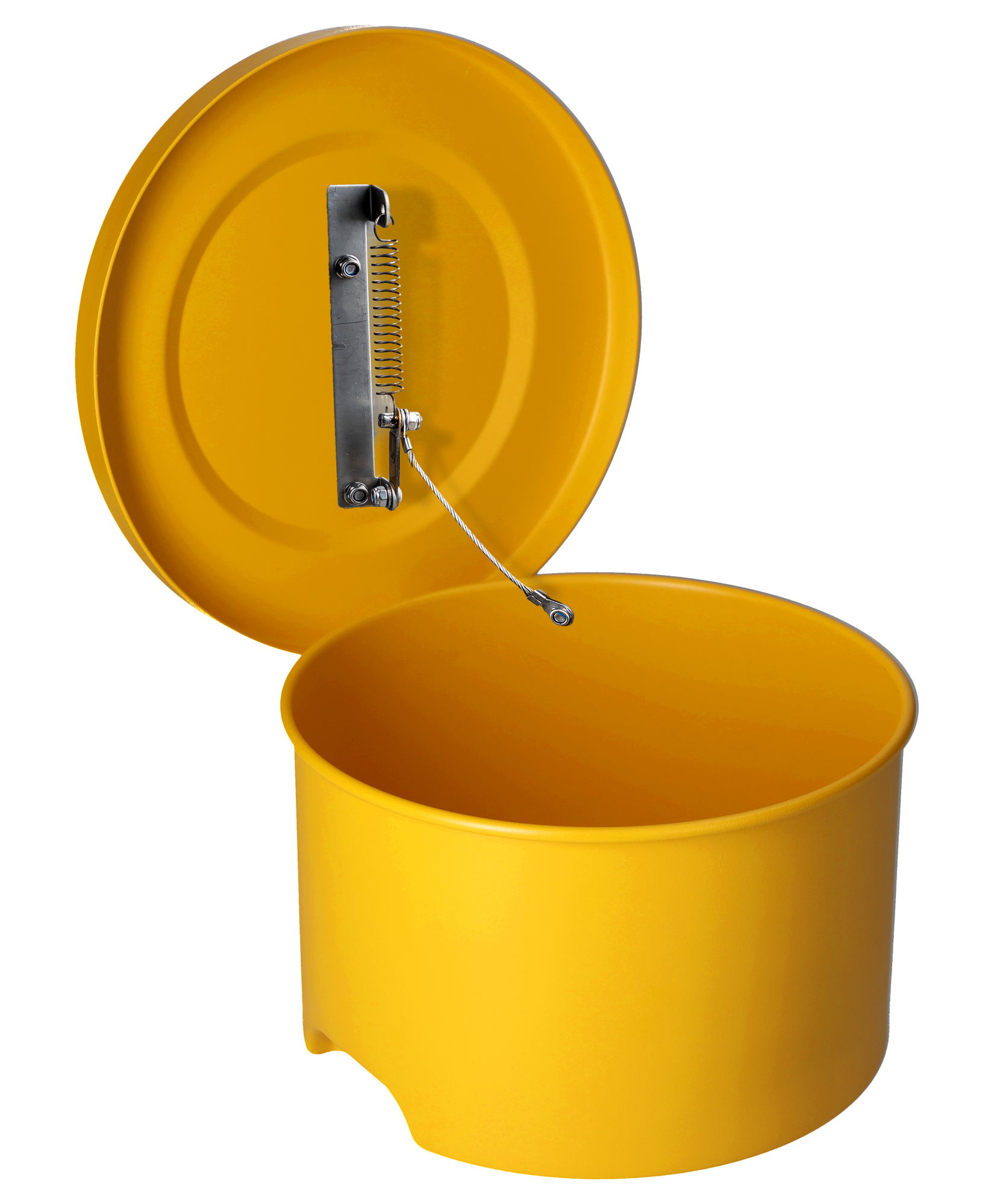 Kleinteilereiniger, lackiertes Stahlblech, Gelb, Inhalt 4,00Liter, Maße 255x264x152 mm Kleinteilereiniger, lackiertes Stahlblech, Gelb, Inhalt 4,00Liter, Maße 255x264x152 mm