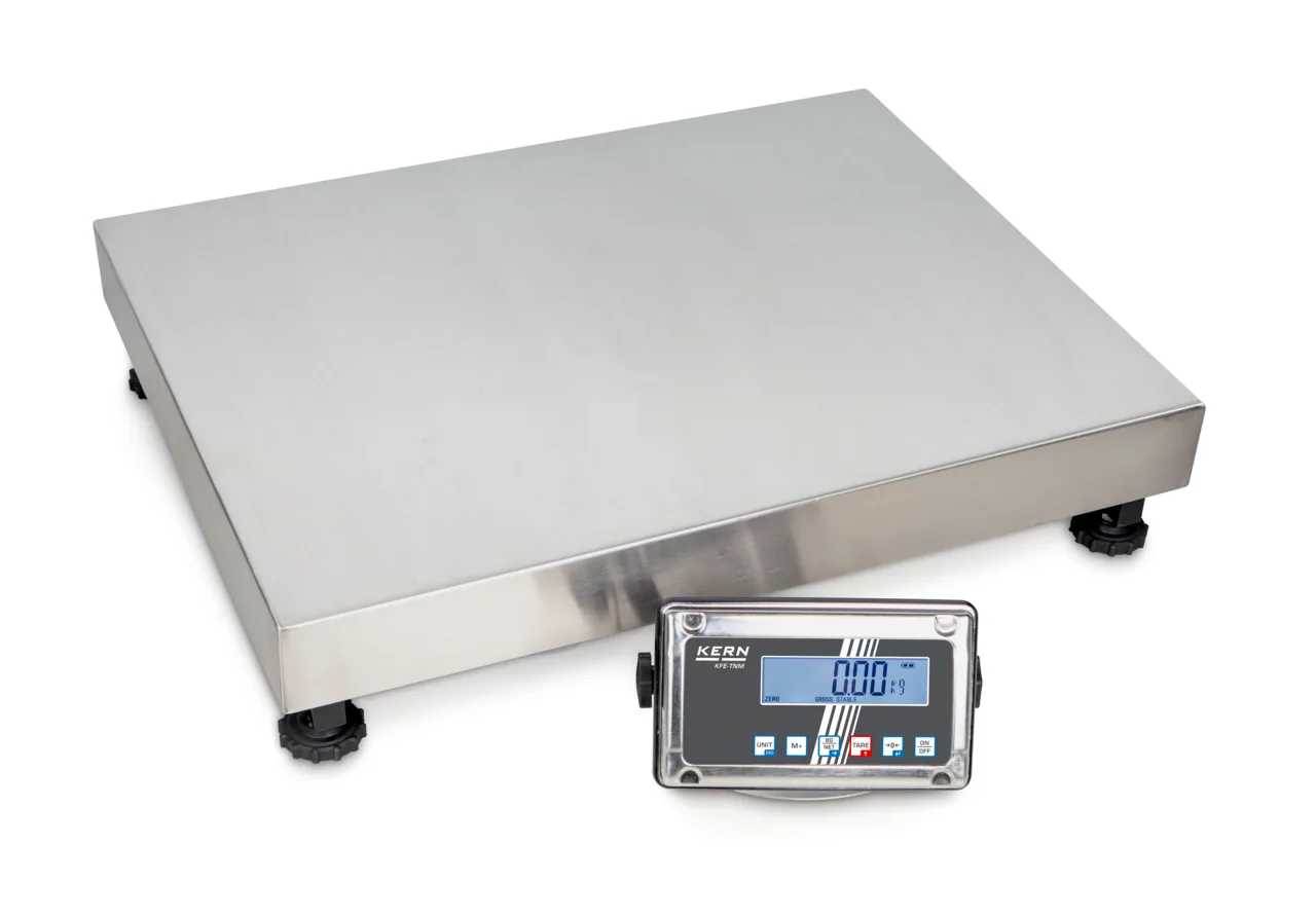 Plattformwaage mit Edelstahl-Auswertegerät KERN SFE 300K-1LNM