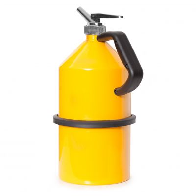 Sicherheitskanne, verzinktes und pulverbeschichtetes Stahlblech, Gelb, Inhalt 5 l – Produktfoto asecos